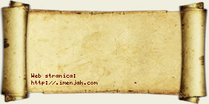 Jelena Stojmenović vizit kartica